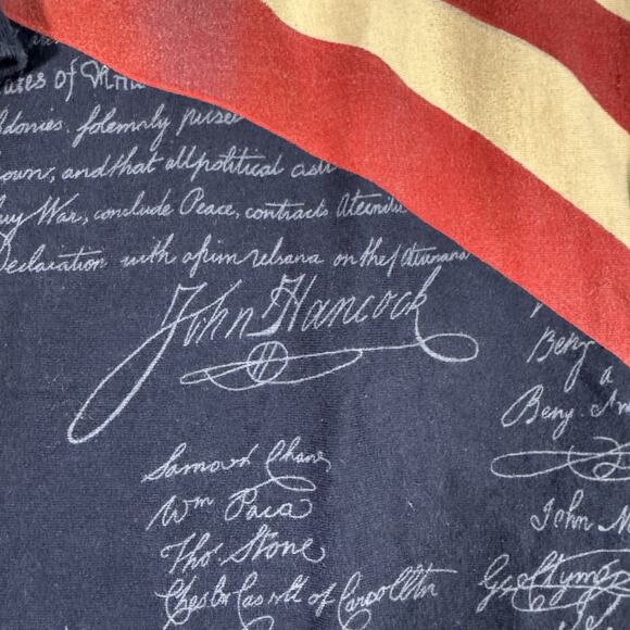 Cotton Traders Sport Declaration of Independence American Eagle Polo Shirt XL - Picture 3 of 8